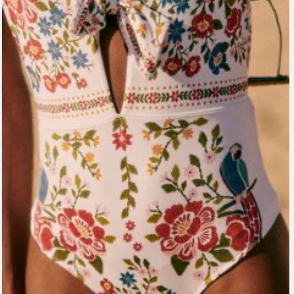 FARM Rio/Sezane collab Floral Tag and Multi-Color Print size 4 nwt -hard 2 find!